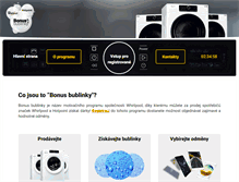 Tablet Screenshot of bublinky.com